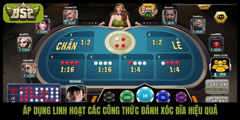 Công thức đánh xóc đĩa luôn thắng dễ áp dụng tại B52 Club - kotx
