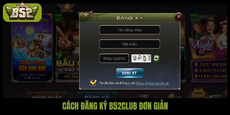 Đăng ký B52club dễ dàng - Trải nghiệm cá cược trong 1s - kotx