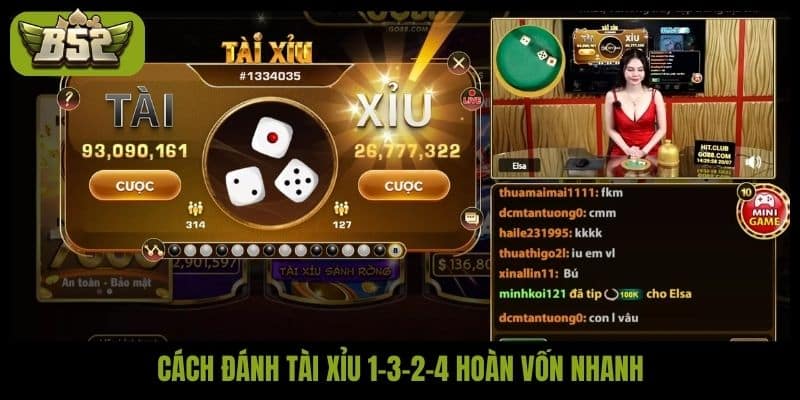 Cách đánh tài xỉu 1-3-2-4 và bí mật giữ nhịp thắng ổn định - kotx