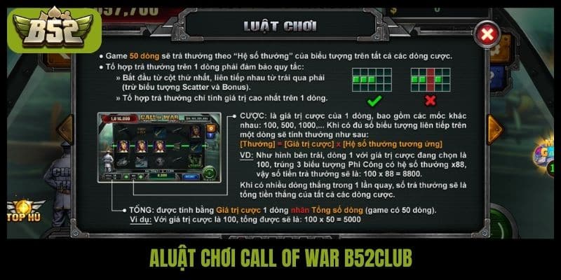 Call Of War B52club mang đến hành trình slot cực kỳ gay cấn - kotx