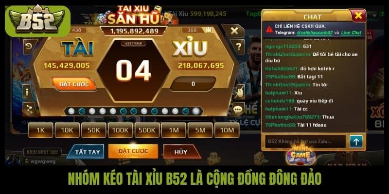 Nhóm kéo tài xỉu B52 – Cộng đồng chiến lược cho người đam mê - kotx