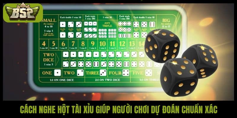 Hướng dẫn cách nghe hột Tài Xỉu chuẩn xác như cao thủ - kotx