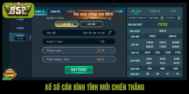 Chơi xổ số B52club thắng thật, thưởng thật nhưng không dễ - kotx