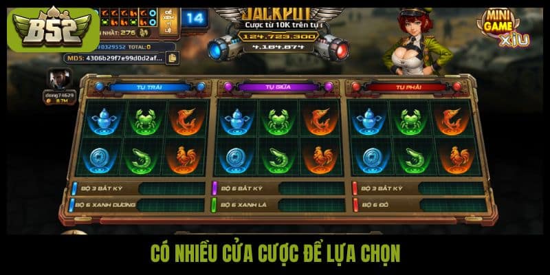 Bầu cua song pháo - Lắc hình xúc xắc phiên bản đại bác - kotx